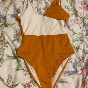 One piece bathing suit size small brand new